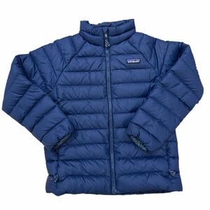 Patagonia Kids Down Sweater Puffer Jacket in Navy - Size 7-8